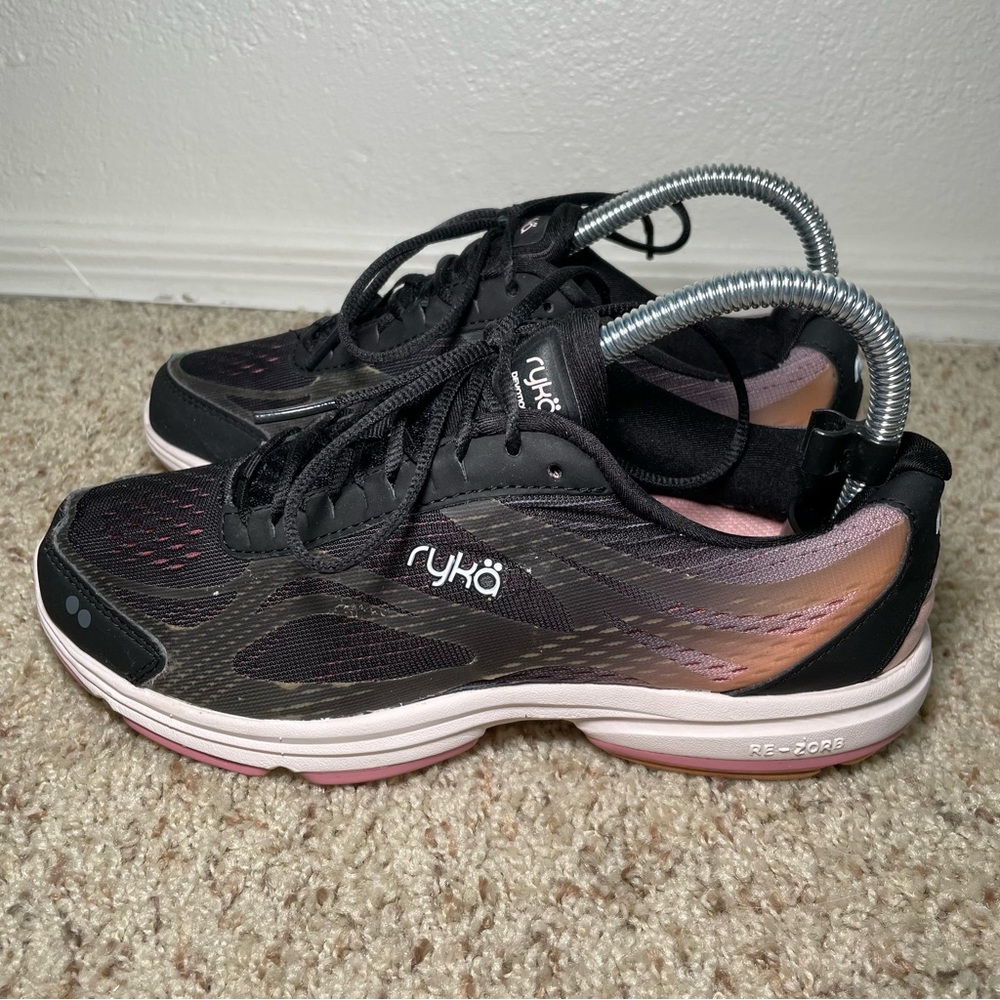 Ryka Devo Plus 2 Re-Zorb Women’s Size 6.5M‎ Pink Black Running Shoes *SEE PICS*